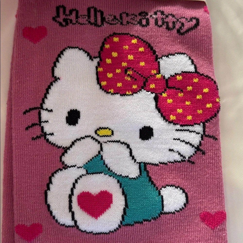 Hello Kitty Socks-Dark Pink